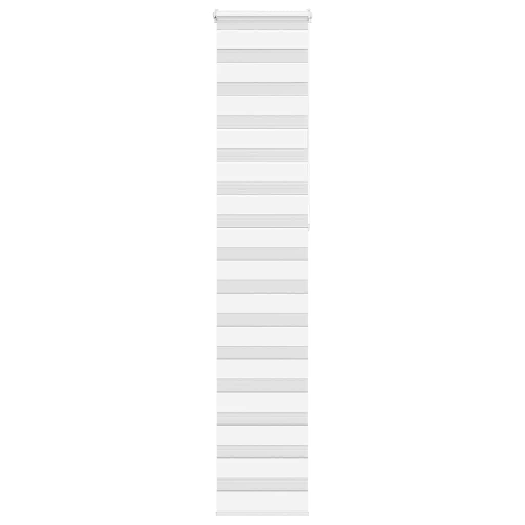 Vidaxl Zebra roller blind 40x230 cm Fabric width 35.9 cm Polyester White