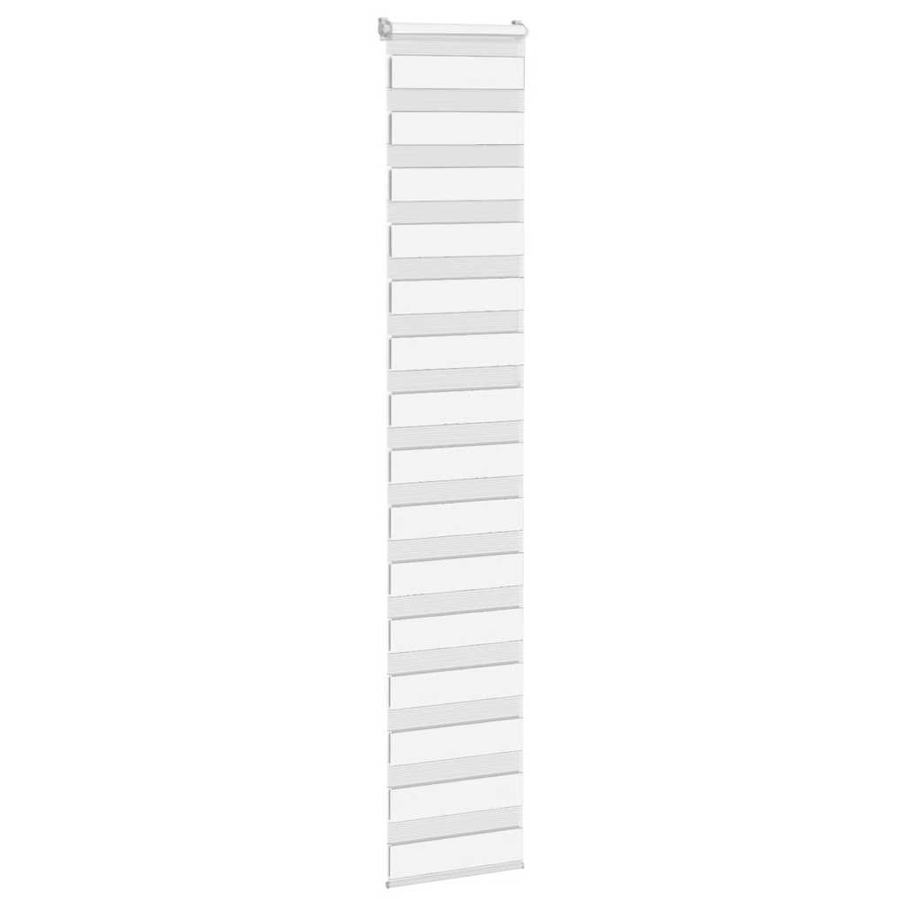 Vidaxl Zebra roller blind 40x230 cm Fabric width 35.9 cm Polyester White