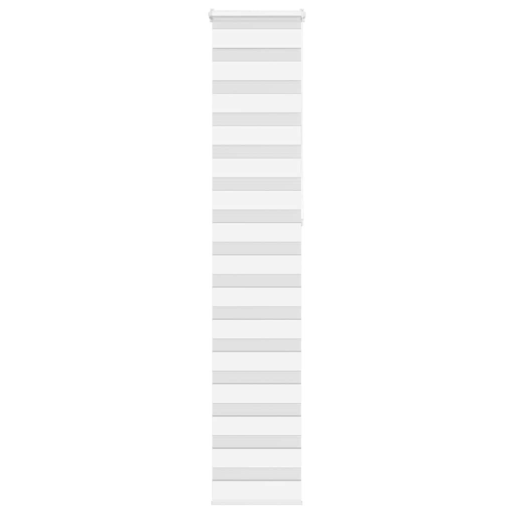 Vidaxl Zebra roller blind 50x230 cm Fabric width 45.9 cm Polyester White