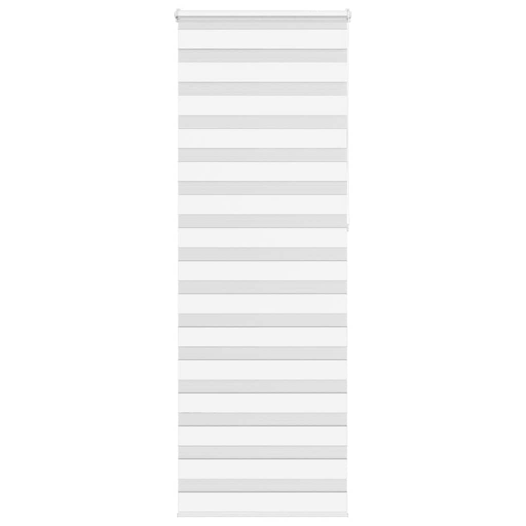 Vidaxl Zebra Roller Blind 75x230 cm šířka tkaniny 70,9 cm polyester bílá