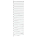 Vidaxl Zebra Roller Blind 80x230 cm Šířka prachu 75,9 cm polyester bílá