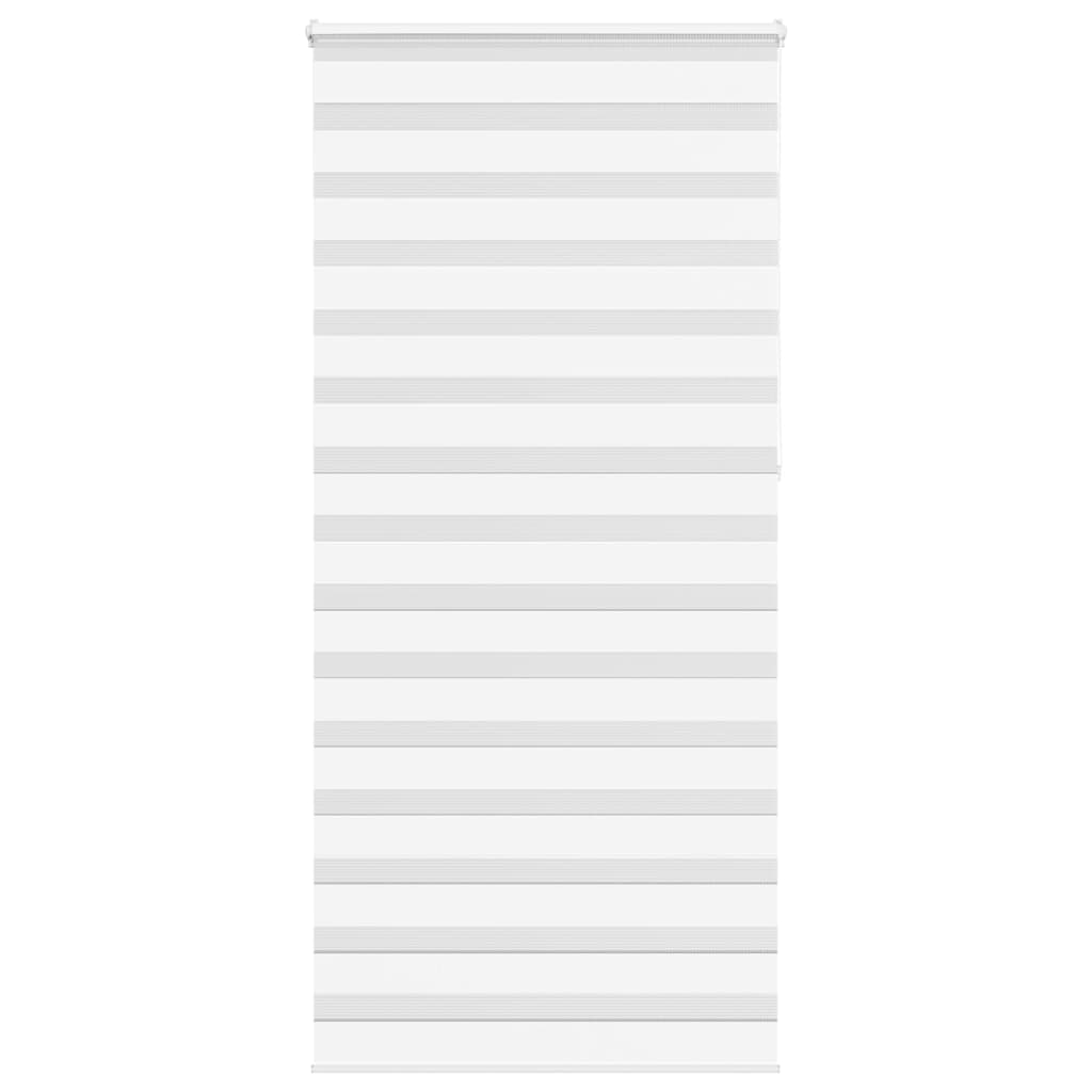 Vidaxl Zebra roller blind 105x230 cm Fabric width 100.9 cm Polyester White