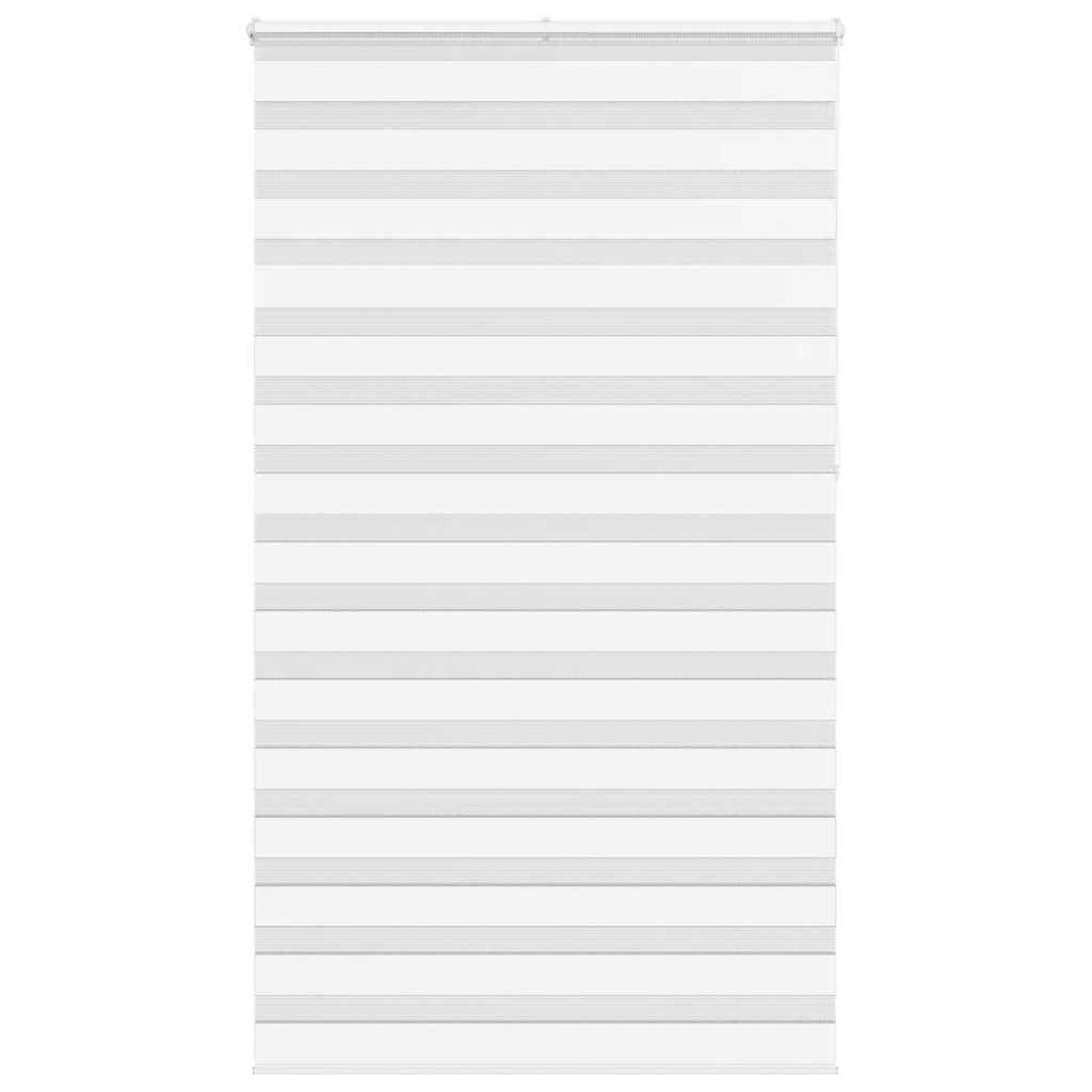 Vidaxl zebra válcový slepý 120x230 cm šířka tkaniny 115,9 cm polyester bílá