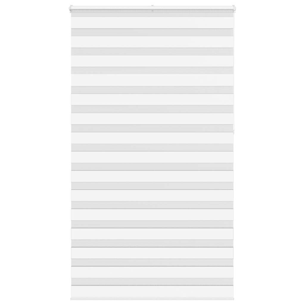 Vidaxl Zebra roller blind 130x230 cm Fabric width 125.9 cm Polyester White