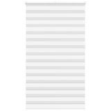 Vidaxl Zebra roller blind 130x230 cm Fabric width 125.9 cm Polyester White