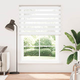 Vidaxl Zebra Roller Blind 160x230 cm šířka tkaniny 155,9 cm polyester bílá