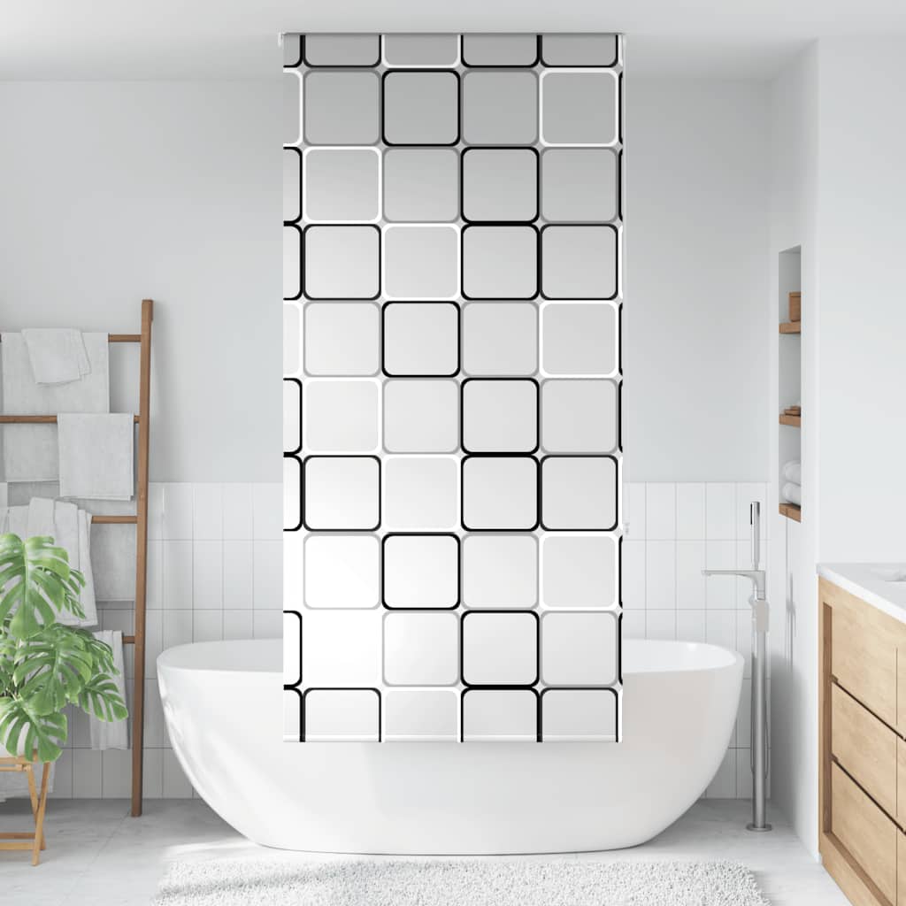 Vidaxl shower roller curtain 90x240 cm dust width 86 cm