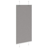 Vidaxl pleated roller blind 65x100 cm dust width 64.4 cm anthracite