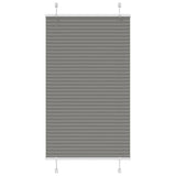 Vidaxl plisovaný válec slepý 80x100 cm Šířka prachu 79,4 cm antracit