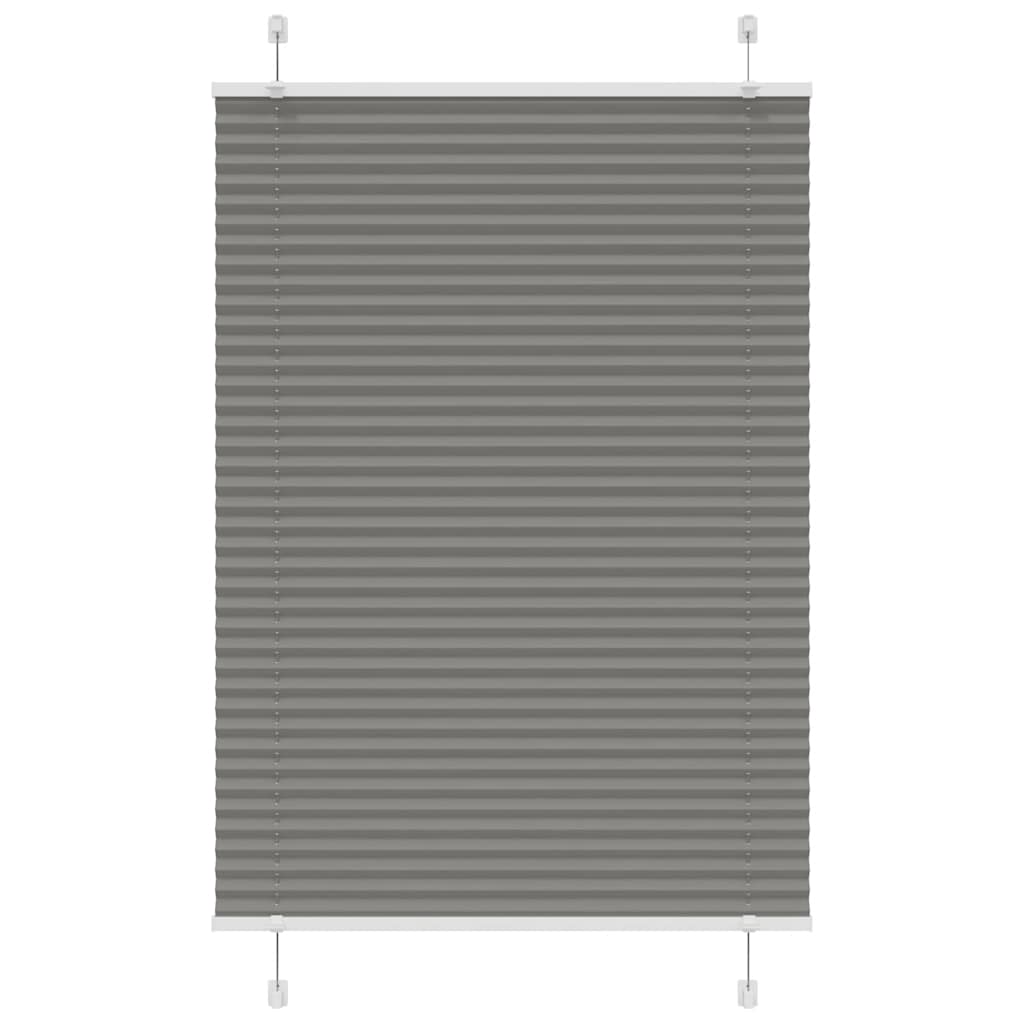 Vidaxl Pullo in pietra pieghettata Blind 85x100 cm Larghezza polvere 84,4 cm Antracite