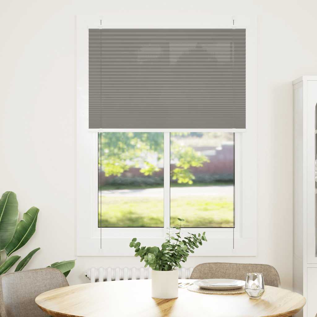 Vidaxl Pullo in pietra pieghettata Blind 85x100 cm Larghezza polvere 84,4 cm Antracite
