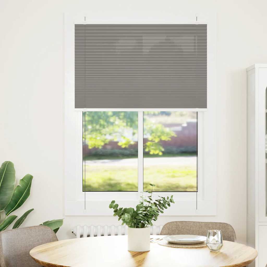 Vidaxl plisovaný válec slepý 90x100 cm Šířka prachu 89,4 cm antracit