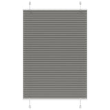 Vidaxl pleated roller blind 100x100 cm dust width 99.4 cm anthracite