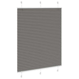 Vidaxl pleated roller blind 110x100 cm dust width 109.4 cm anthracite