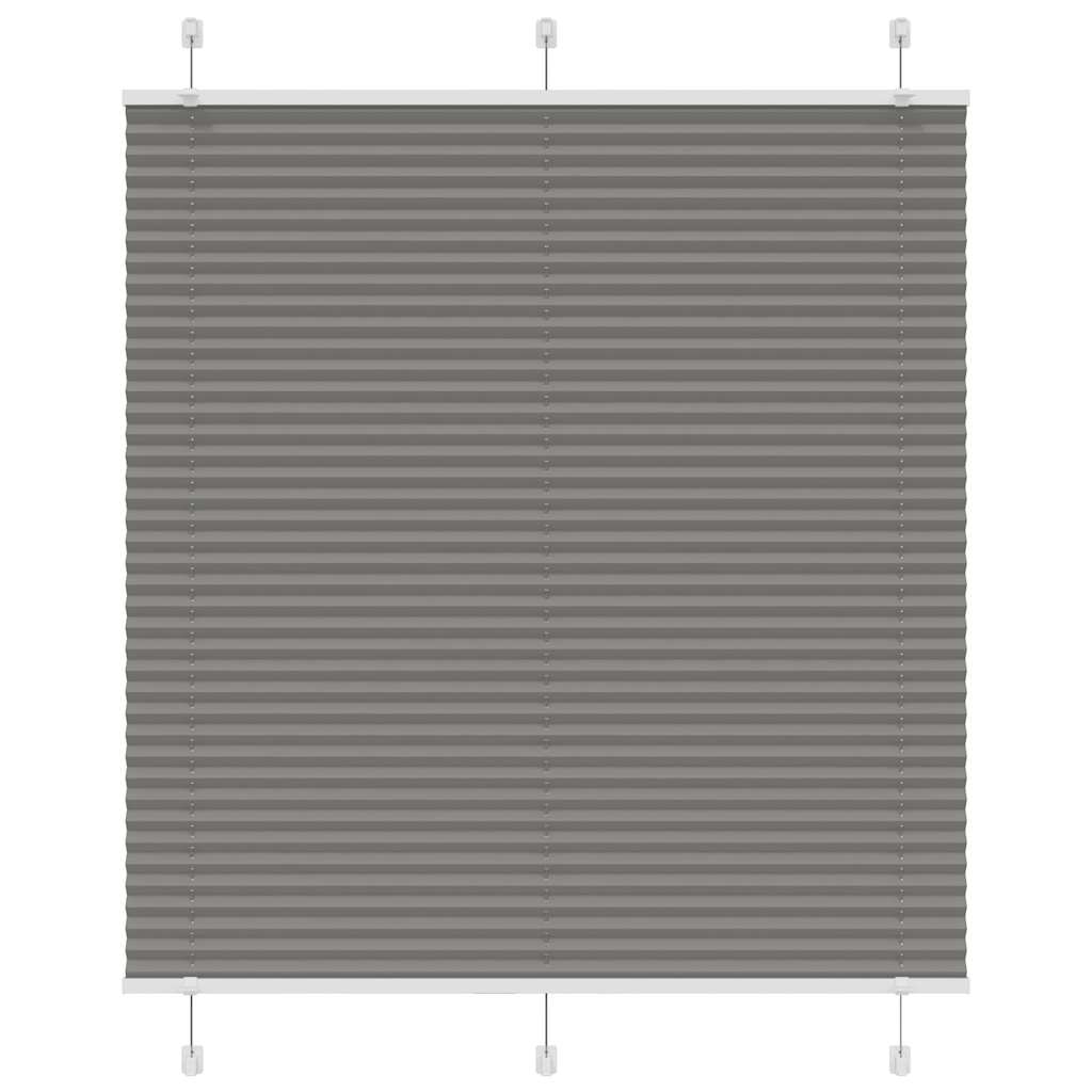 Vidaxl plisovaný válec slepý 115x100 cm Šířka prachu 114,4 cm antracitu
