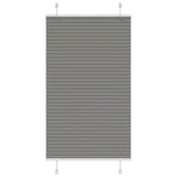 Vidaxl pleated roller blind 80x150 cm dust width 79.4 cm anthracite