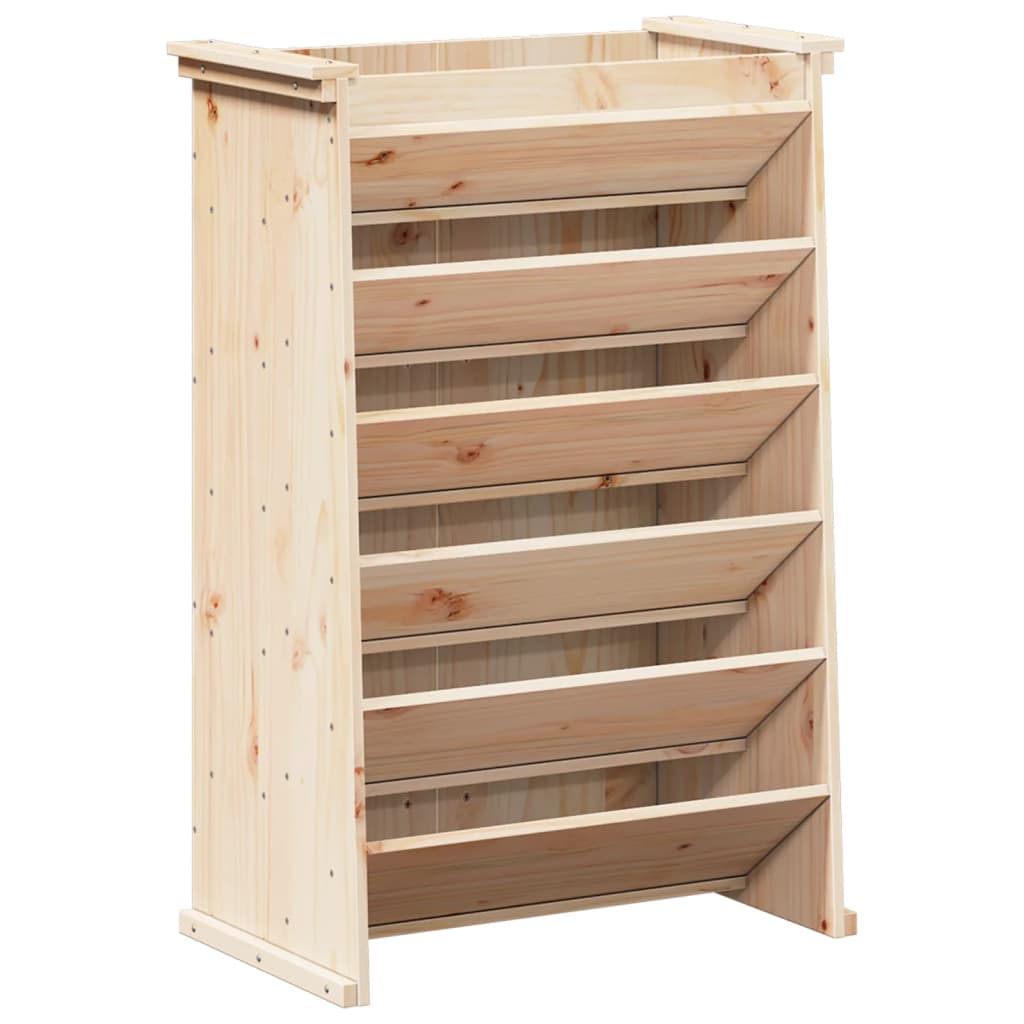 Vidaxl Herb Box 6-Layer 69x40x101,5 cm pevná borovice