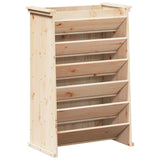 Vidaxl Herb Box 6-Layer 69x40x101,5 cm pevná borovice