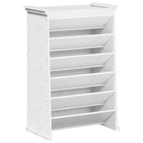 Vidaxl herb box 6-layer 69x40x101.5 cm solid pine white white
