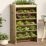 Vidaxl Herb Box 6-Layer 69x40x101,5 cm Impregnované borovice dřevo
