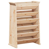 Vidaxl Herb Box 6-Layer 69x40x101,5 cm pevná borovice