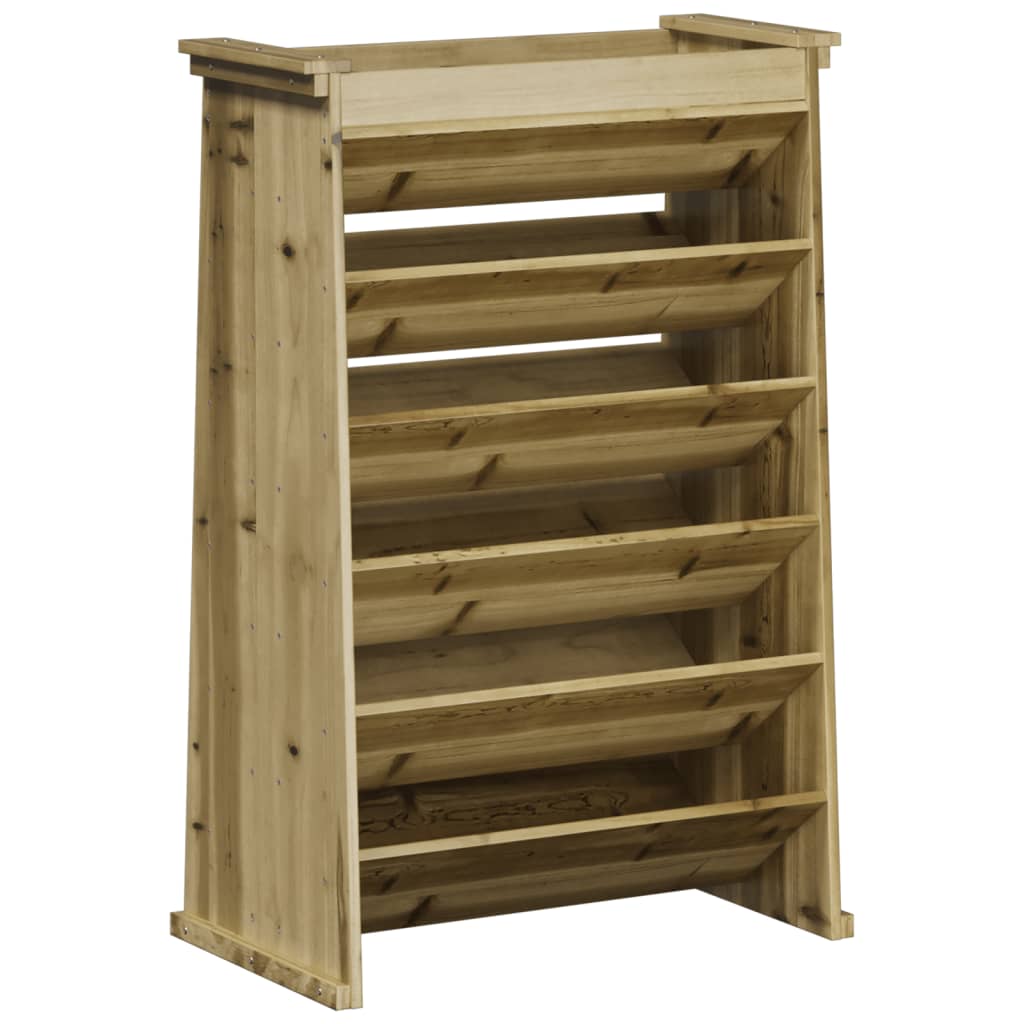 Vidaxl herb box 6-layer 69x40x101.5 cm impregnated pine wood