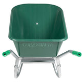 Vidaxl Wheelbarrow 90 L 150 kg in acciaio zincato e verde plastica