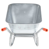 Vidaxl Wheelbarrow 90 L 150 kg in acciaio zincato e plastica