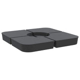 Vidaxl 4-piece set of parasol feet for cross foot Parasol 100 kg pp