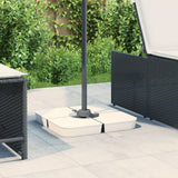 Vidaxl 4-piece set of parasol feet for cross foot Parasol 100 kg pp