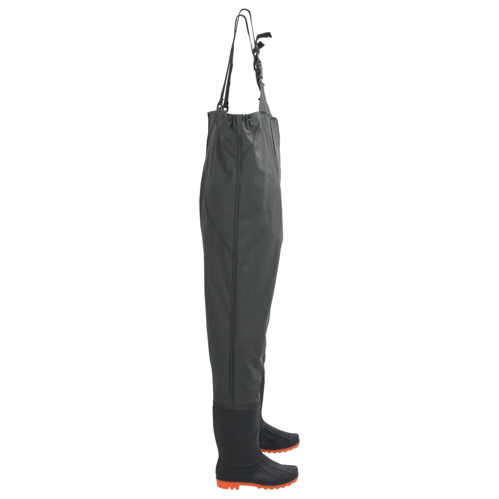 VidaXL Waadpak with boots size 41 dark green