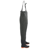 VidaXL Waadpak with boots size 45 dark green