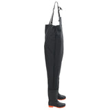 VidaXL Waadpak with boots size 38 black