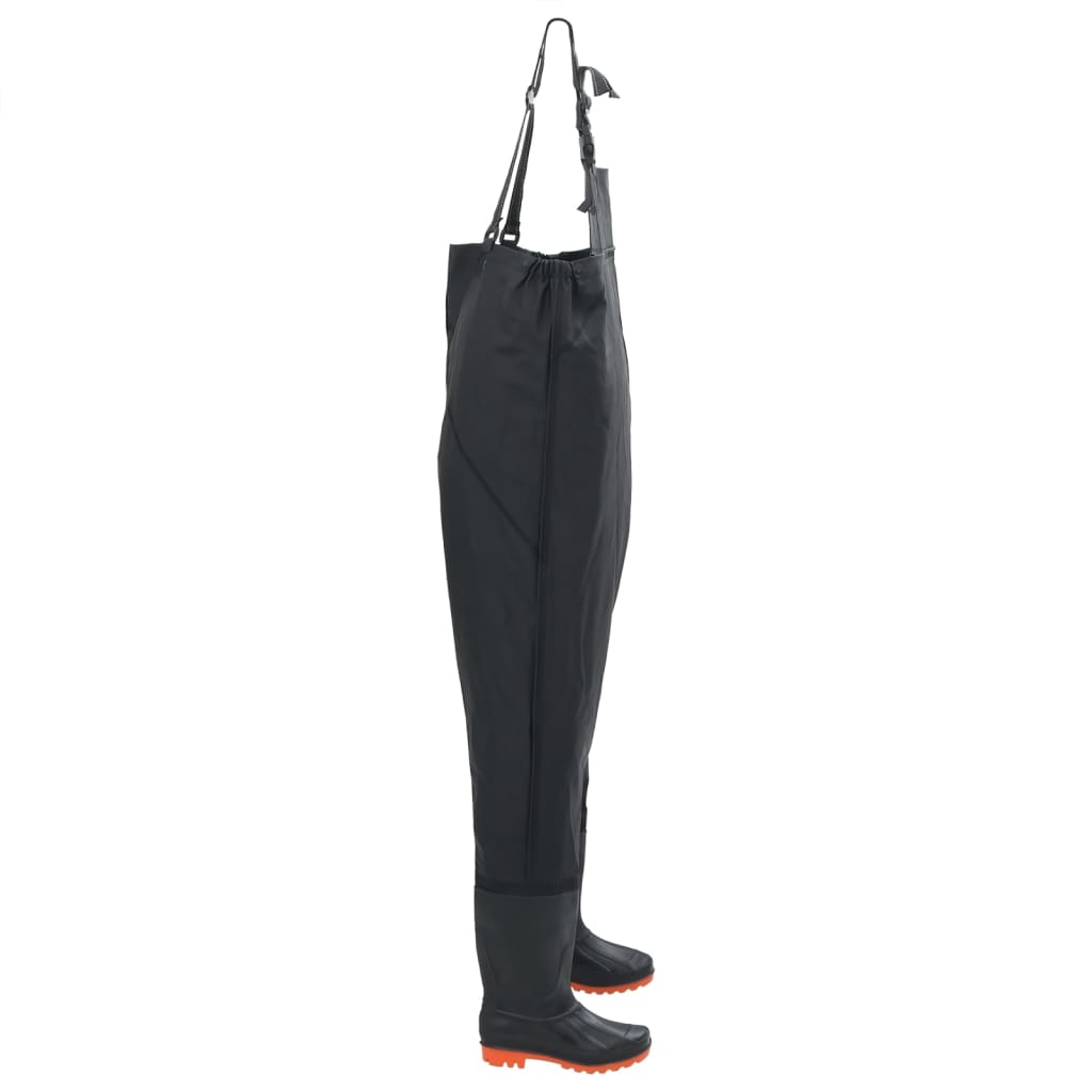 VidaXL Waadpak with boots size 45 black