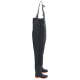 VidaXL Waadpak with boots size 45 black