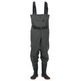 VidaXL Waadpak with boots and belt size 38 dark green