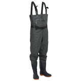 VidaXL Waadpak with boots and belt size 46 dark green