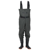 VidaXL Waadpak with boots and belt size 46 dark green