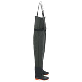 VidaXL Waadpak with boots and belt size 46 dark green