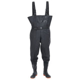 VidaXL Waadpak with boots and belt size 43 black