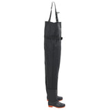 VidaXL Waadpak with boots and belt size 43 black