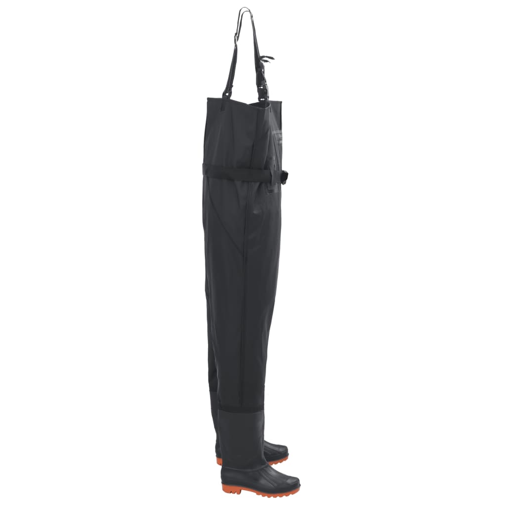 VidaXL Waadpak with boots and belt size 44 black