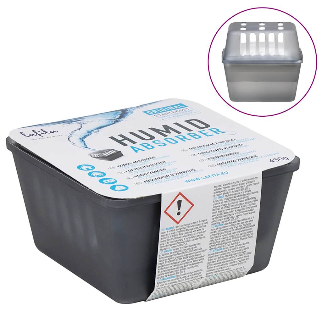 Vidaxl dehumidifiers with Navul bags 2 st 450 g