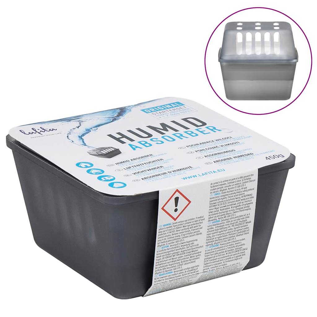 Vidaxl dehumidifiers with Navul bags 4 st 450 g