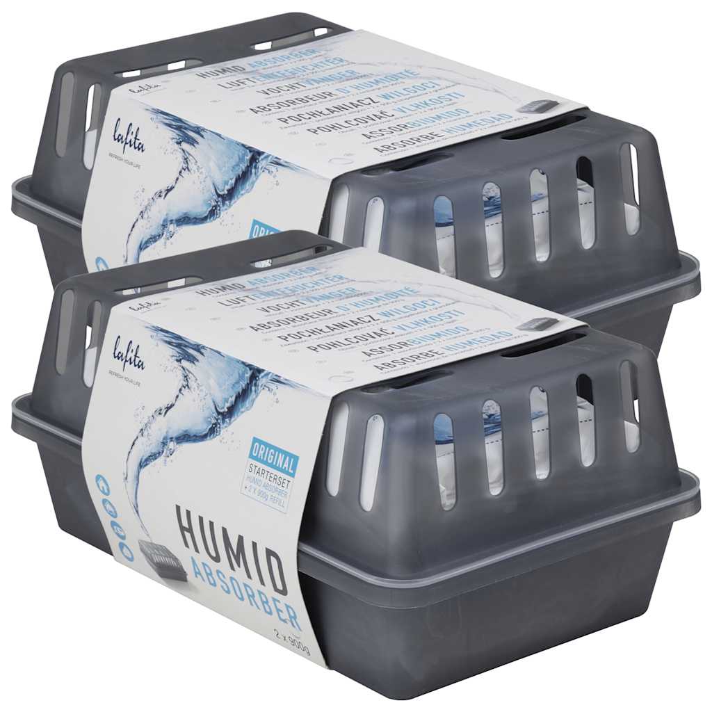 Vidaxl dehumidifiers with Navul bags 2 st 900 g