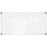 Vidaxl transparent Tarpulain mat Sail Rings 1x2 m Polyethylen