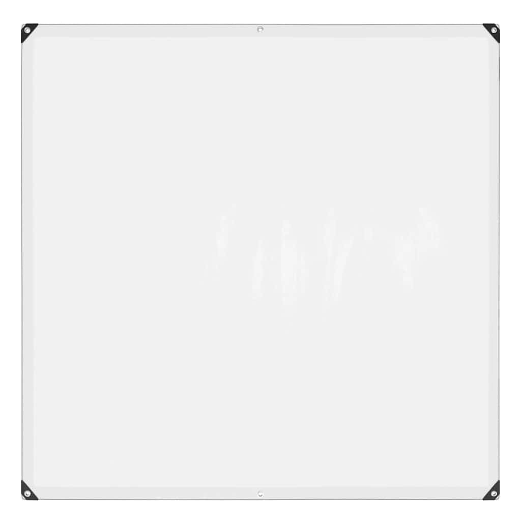 Vidaxl transparent tarpaulin with sail rings 2x2 m polyethylene
