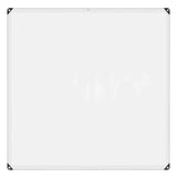 Vidaxl transparent tarpaulin with sail rings 2x2 m polyethylene