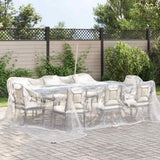 Vidaxl transparent Tariffer mat Segel Réng 4x4 m Polyethylen