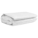 Vidaxl Transparent Tarpaulin s plachetními prsteny 4x10 m polyethylen